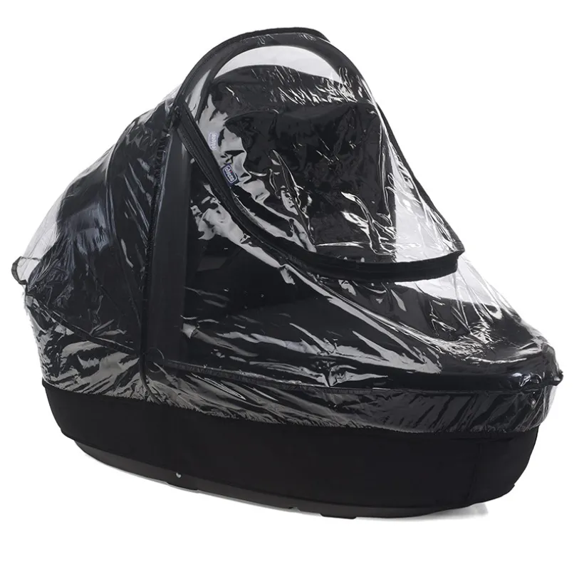 Regenbekleding voor draagmand - Transparant
