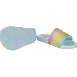 Regenbogen pailletten sandalen meisjes met bandje volgens maat