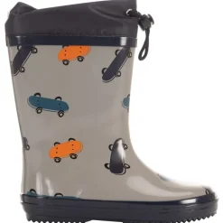 Regenlaarzen met skateprint voor baby jongens