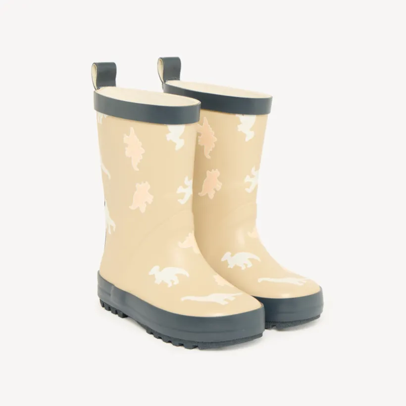 Regenlaarzen voor jongens met dino-patroon en kleurverandering
