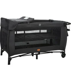 Reisbed met accessoires Top All In zwart