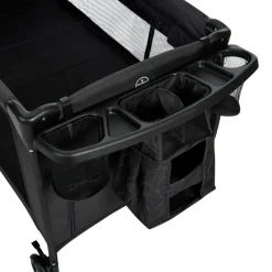 Reisbed met accessoires Top All In zwart