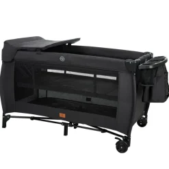 Reisbed met accessoires Top All In zwart