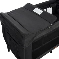 Reisbed met accessoires Top All In zwart