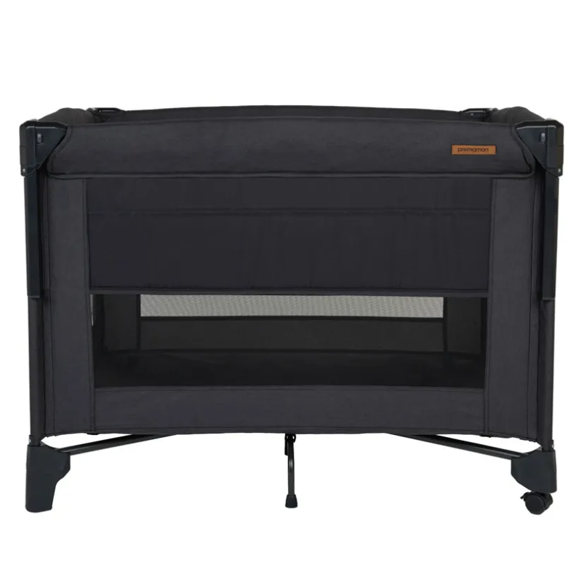 Reisbed met co-sleeper sleepli - Zwart