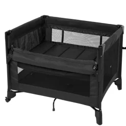 Reisbed met co-sleeper sleepli - Zwart