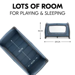Reisbed met luierkussen Play N Relax Center Dark Blue