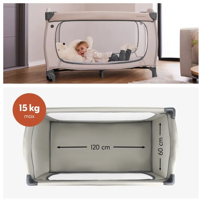 Reisbed Sleep N Easyfold Dark Grey