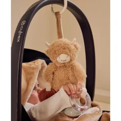 Reisknuffel Koe Fluffy Beige