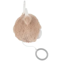 Reisknuffel muzikaal Koe Fluffy Beige