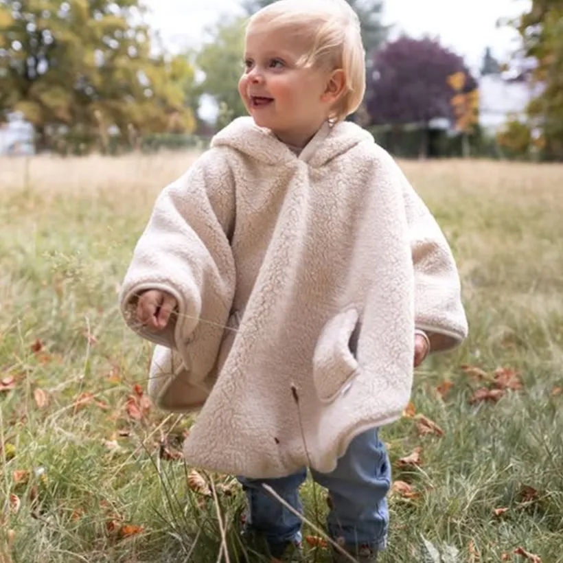 Reisponcho - Teddy + Pady jersey - Ficelle - 9/36 m