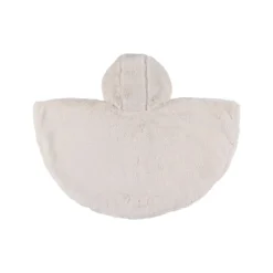 reisponcho van beige nepbont