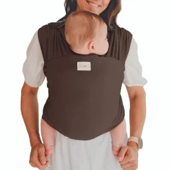 Rekbare draagdoek Tricot SLEN Bio Chocolat Fudge