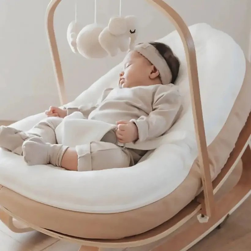 Relax baby-wipstoeltje - Bamboom - Roze
