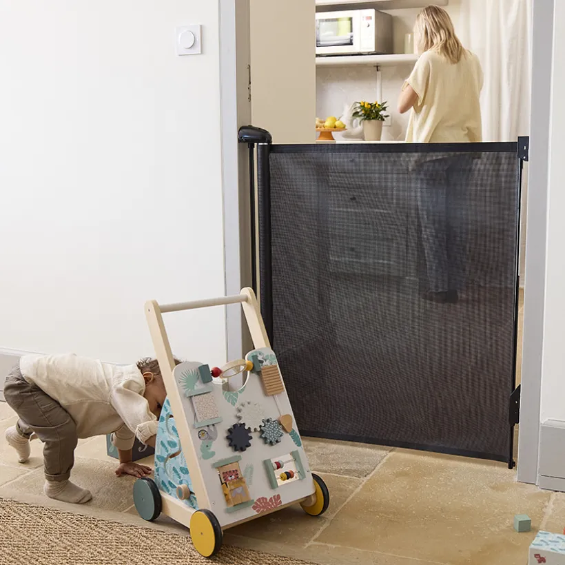 Retractable veiligheidshekje 150 cm zwart