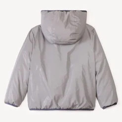 Reversibel gewatteerd reflecterend windjack jongens