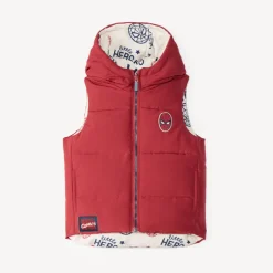 Reversible sans manche donderjack voor baby jongen Spider-Man Marvel
