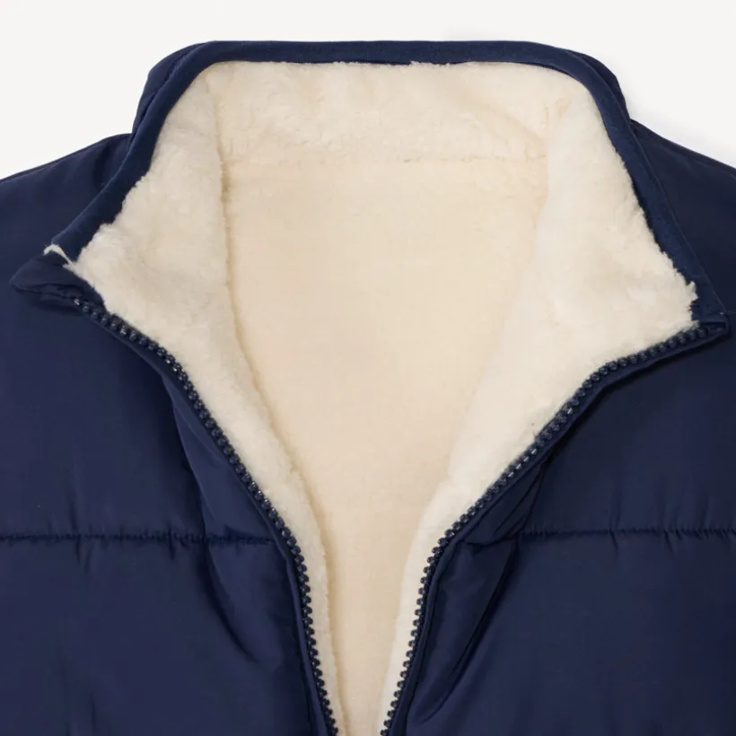 Reversible zonder mouwen donsjack jongens