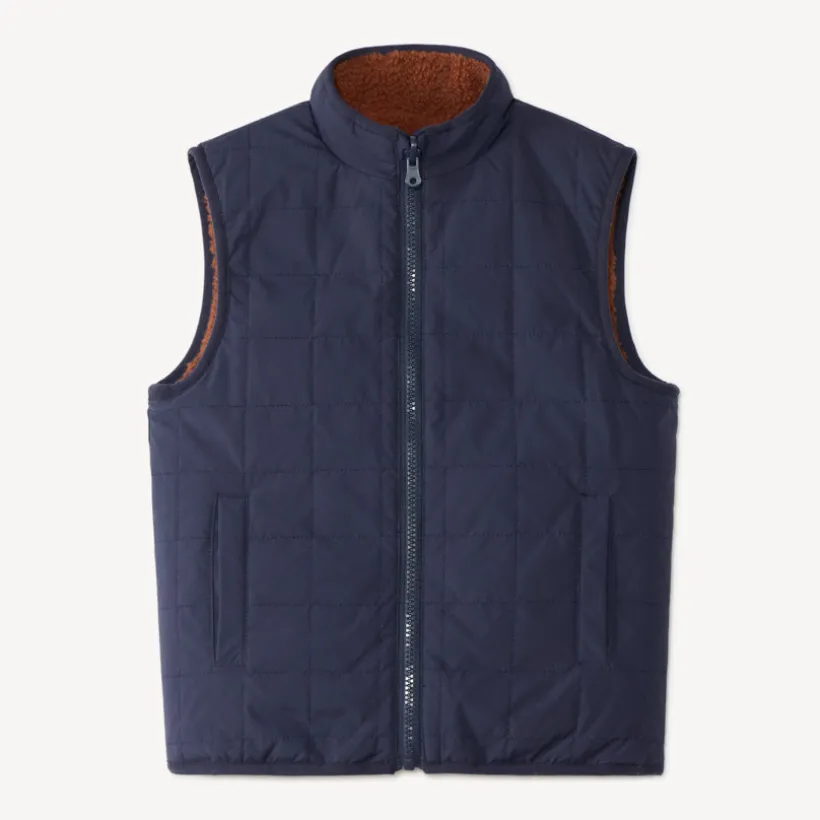 Reversible zondermouwen jasje voor jongens