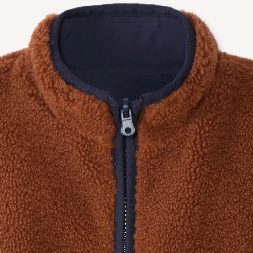 Reversible zondermouwen jasje voor jongens