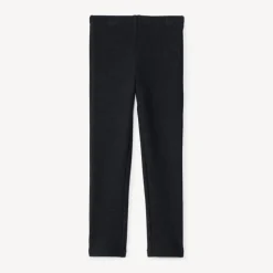 Ribgebreide en fleece gevoerde legging meisjes