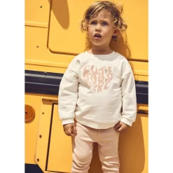 Ribgebreide onderbroek met knopen voor babymeisje