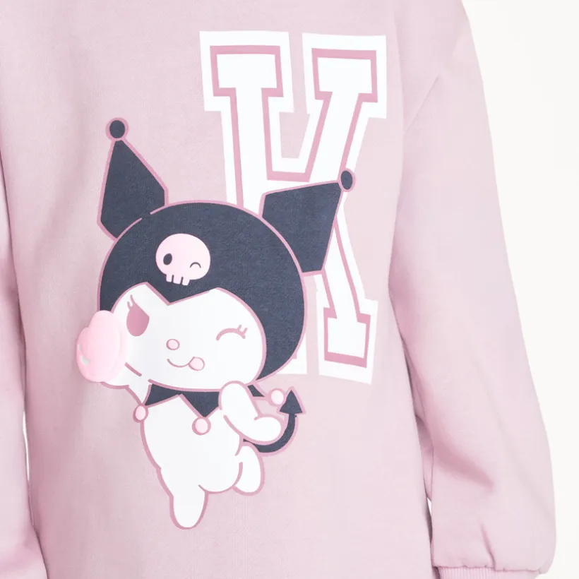 Robe à effet sweat pour fille Kuromi Hello Kitty
