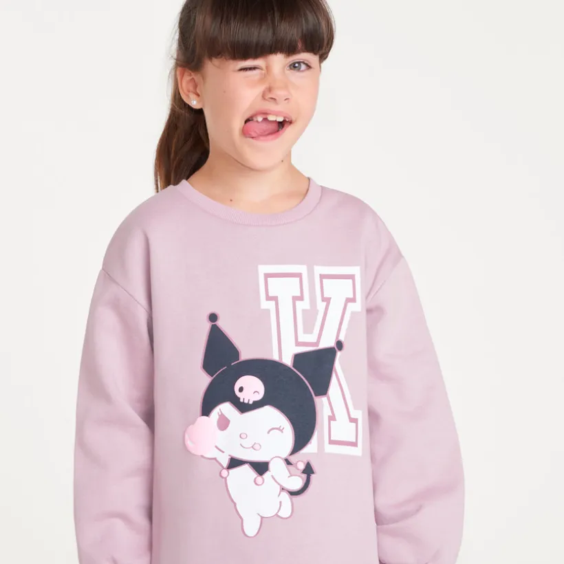 Robe à effet sweat pour fille Kuromi Hello Kitty
