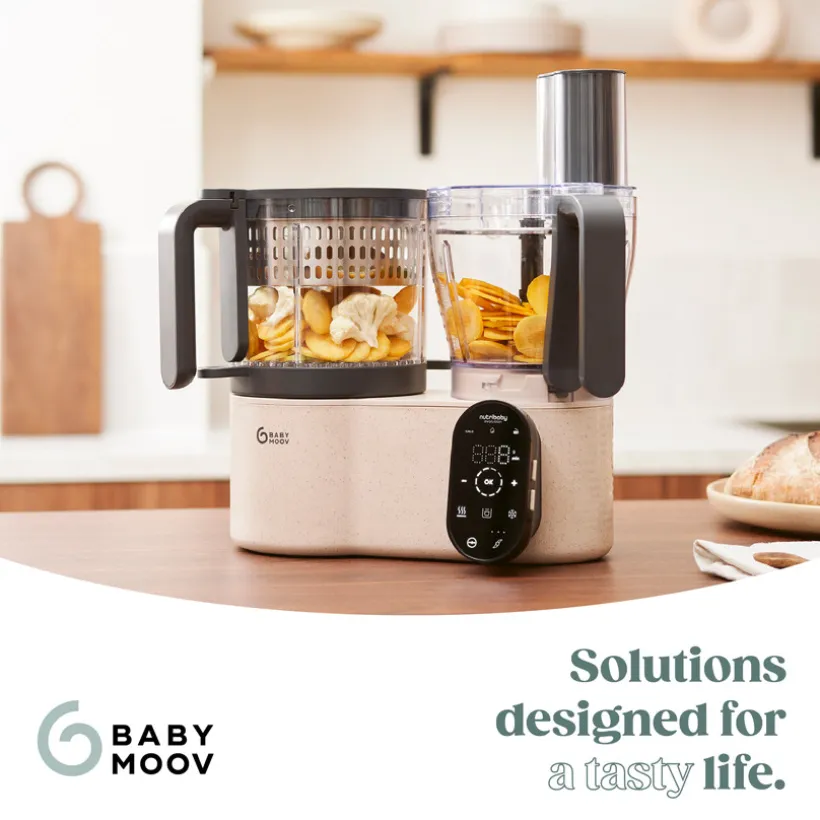 Robot multi-fonction Nutribaby Evolution - minéral/beige