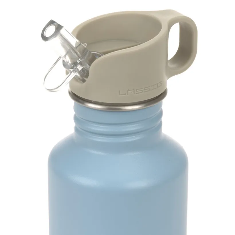Roestvrijstalen drinkfles 500ml Pattern Party Blue/Green