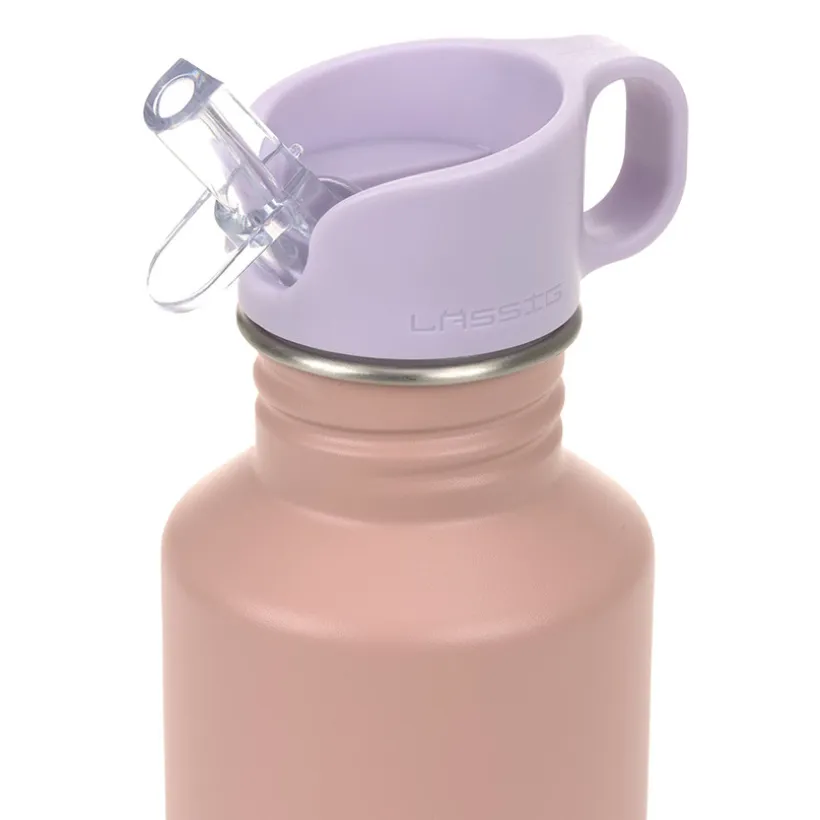 Roestvrijstalen drinkfles 500ml Pattern Party Pink/Lilac