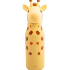 Roestvrijstalen drinkfles + rietje silicone - Pipa - 350 ml