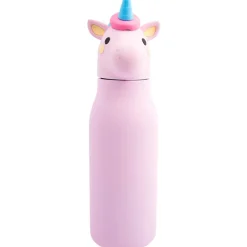 Roestvrijstalen drinkfles + rietje silicone - Luna - 350 ml