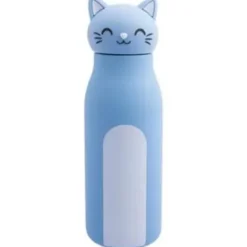 Roestvrijstalen drinkfles + rietje silicone - Mia - 350 ml