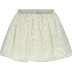 Rok in tule en geborduurde organza meisjes