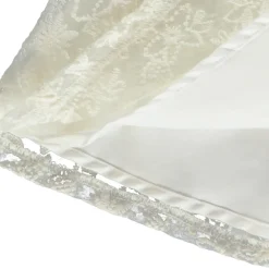 Rok in tule en geborduurde organza meisjes