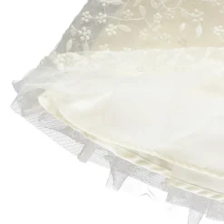 Rok in tule met borduursels en glinsterende taille meisjes