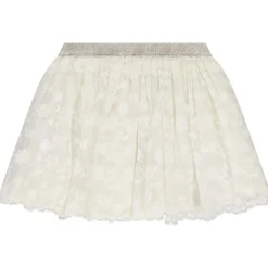 Rok korte in tule met bloemen meisjes