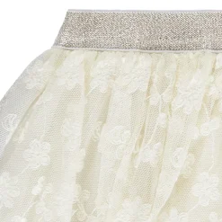 Rok korte in tule met bloemen meisjes