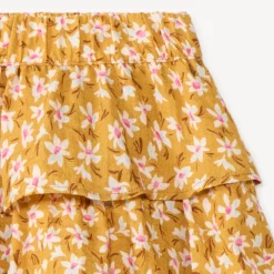 Rok meisjes met bloemenprint en volant.