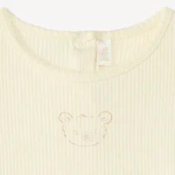 Rok met 2-in-1 effect met berenprint voor babymeisjes
