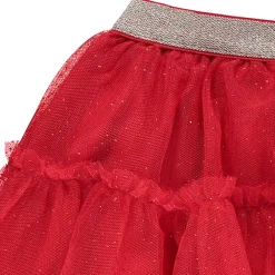 Rok met pailletten in tule voor meisjes