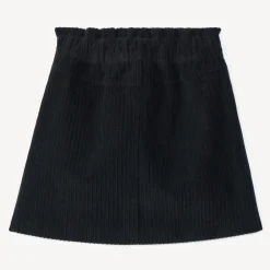 Rok van ribfluweel met decoratieve knopen meisjes