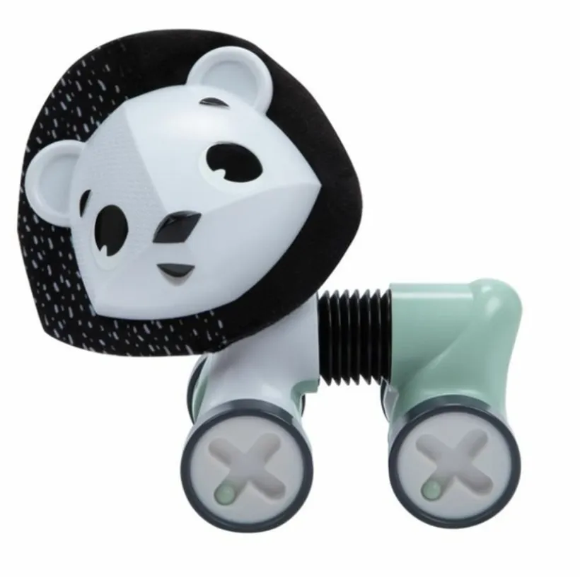 Rollend leeuwtje 1ste leeftijd Tiny Rolling Black&White