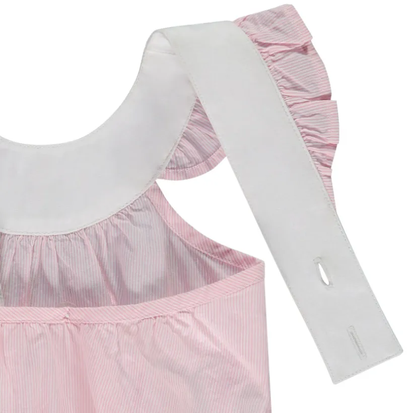 Romper met gestreepte schouderbandjes meisjes