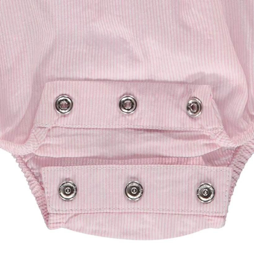 Romper met gestreepte schouderbandjes meisjes
