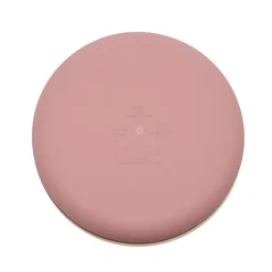 Rond siliconen bord Dusty rose