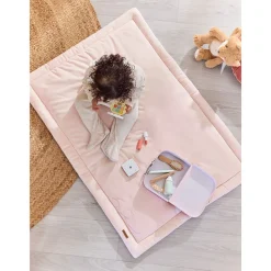 roze houten make-up- en kapselset Prémaman