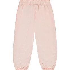 Roze joggingbroek met hartjesprint en elastische taille voor meisjes