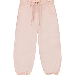 Roze joggingbroek met hartjesprint en elastische taille voor meisjes